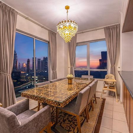 Spectacular Burj & Fountain View - Luxurious 3 Bedrooms & Maids Room - The Residences Dubai Dış mekan fotoğraf