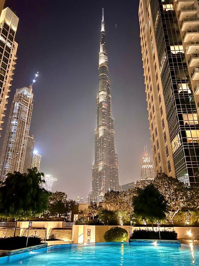Spectacular Burj & Fountain View - Luxurious 3 Bedrooms & Maids Room - The Residences Dubai Dış mekan fotoğraf