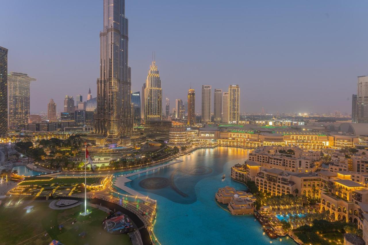Spectacular Burj & Fountain View - Luxurious 3 Bedrooms & Maids Room - The Residences Dubai Dış mekan fotoğraf
