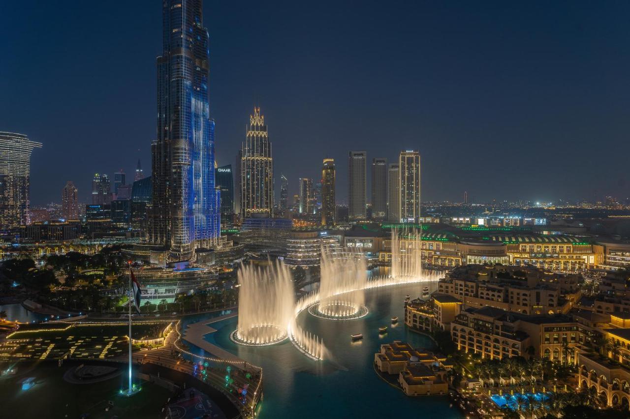Spectacular Burj & Fountain View - Luxurious 3 Bedrooms & Maids Room - The Residences Dubai Dış mekan fotoğraf